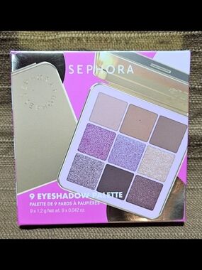 Sephora Rose, Mauve & Gold 9-Shadow Mini Palette